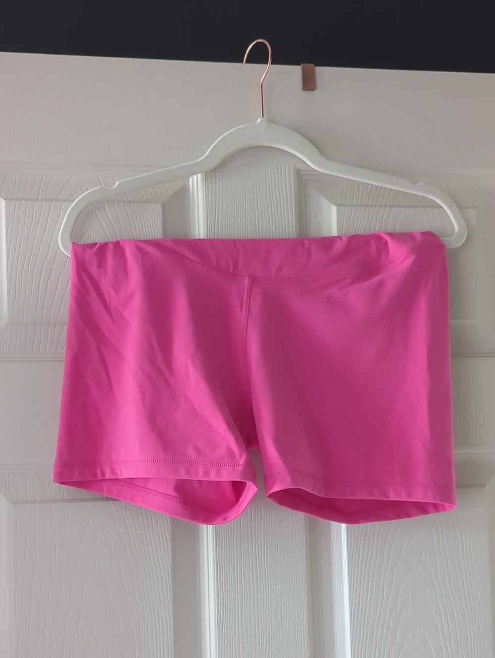 Women’s Pink Muscle Nation Midway Shorts (No Scrunch)